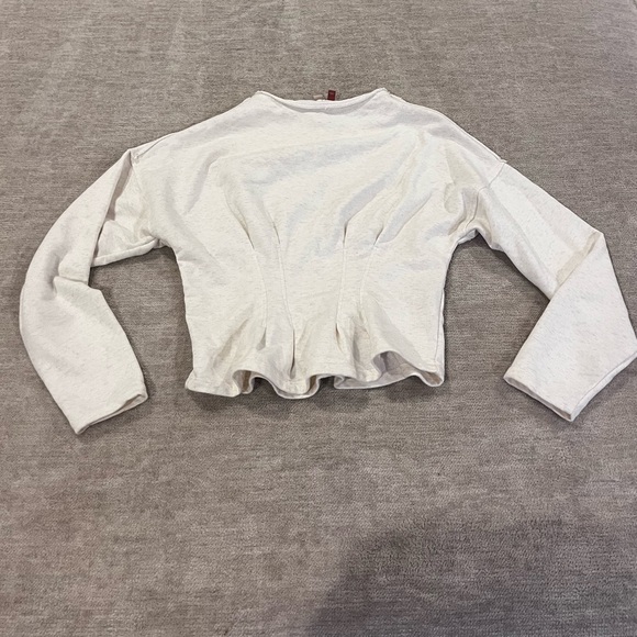 Pilcro Corset Sweatshirt Anthropologie Size S - Picture 2 of 5